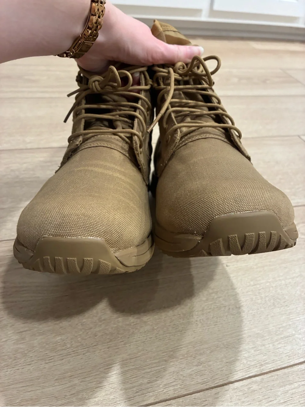 NEW GORUCK Men’s Jedburgh Rucking Boots Canvas Tan Size 10.5